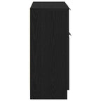 Vitrina Roble Negro 60 x 30 x 70 cm Madera contrachapada
