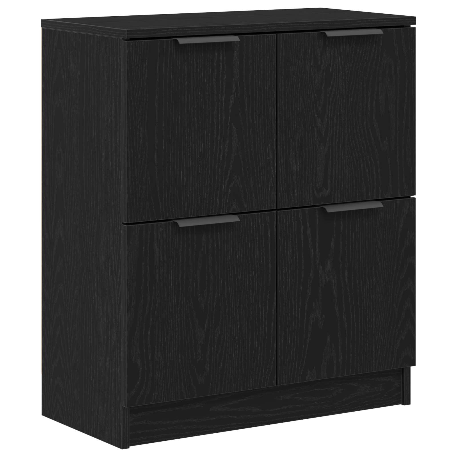 Vitrina Roble Negro 60 x 30 x 70 cm Madera contrachapada