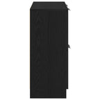 Vitrina Roble Negro 60 x 30 x 70 cm Madera contrachapada