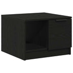 Mesa de Café Roble negro 50 x 50 x 36 cm Madera contrachapada