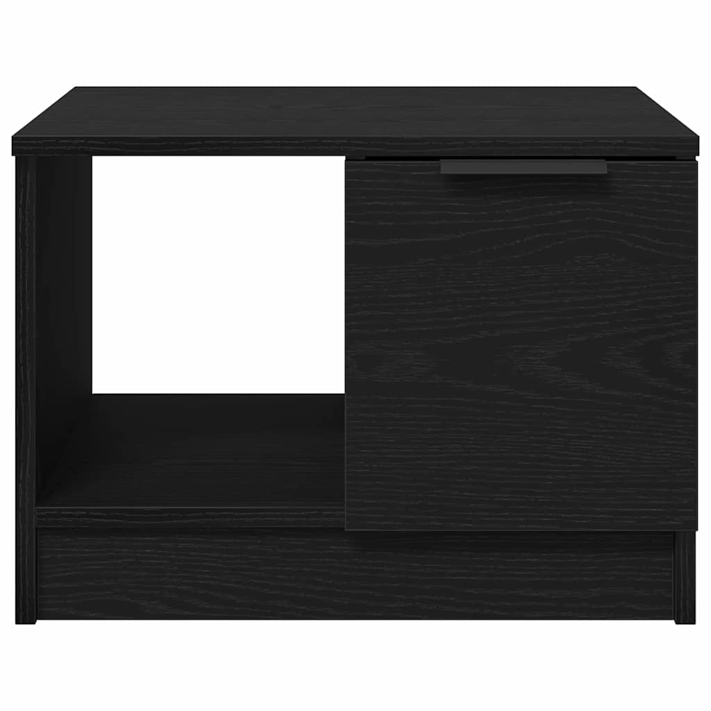 Mesa de Café Roble negro 50 x 50 x 36 cm Madera contrachapada