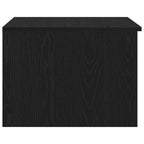 Mesa de Café Roble negro 50 x 50 x 36 cm Madera contrachapada