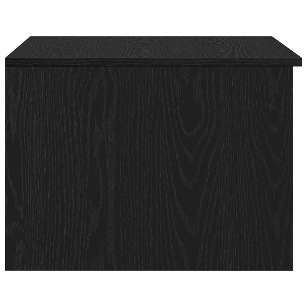 Mesa de Café Roble negro 50 x 50 x 36 cm Madera contrachapada