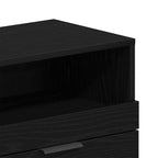 Gabinete de TV con cajón Roble Negro 150 x 33,5 x 45 cm