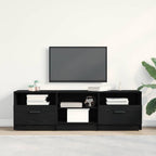 Gabinete de TV con cajón Roble Negro 150 x 33,5 x 45 cm