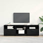 Gabinete de TV con cajón Roble Negro 150 x 33,5 x 45 cm