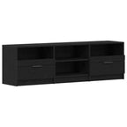 Gabinete de TV con cajón Roble Negro 150 x 33,5 x 45 cm