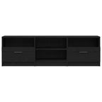 Gabinete de TV con cajón Roble Negro 150 x 33,5 x 45 cm