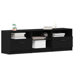 Gabinete de TV con cajón Roble Negro 150 x 33,5 x 45 cm