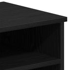 Gabinete de TV 2 pcs Roble Negro 80 x 35 x 36,5 cm