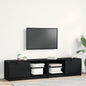 Gabinete de TV 2 pcs Roble Negro 80 x 35 x 36,5 cm