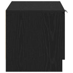 Gabinete de TV 2 pcs Roble Negro 80 x 35 x 36,5 cm