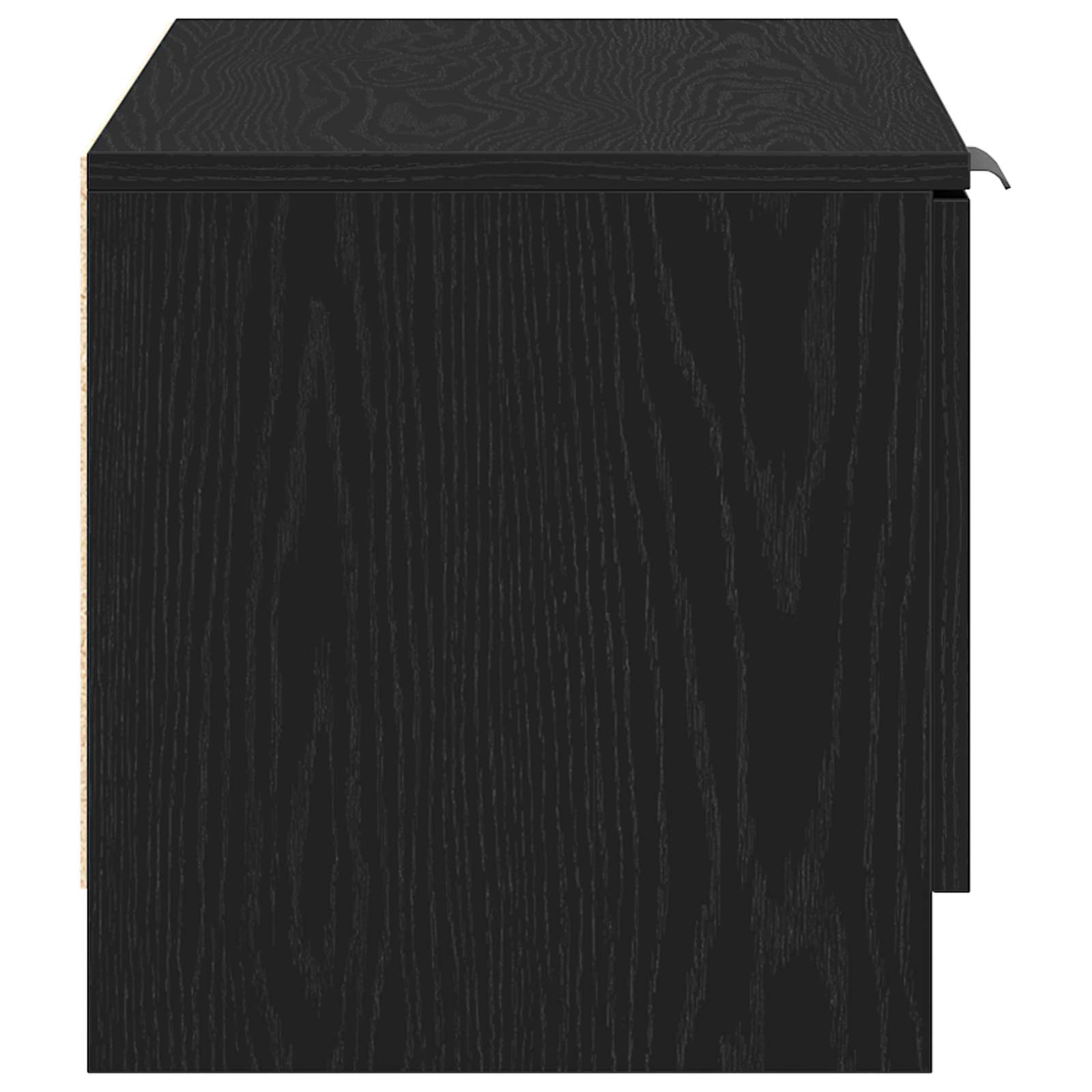 Gabinete de TV 2 pcs Roble Negro 80 x 35 x 36,5 cm