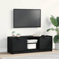 Gabinete de TV Roble Negro 102 x 32 x 35.5 cm