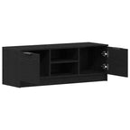 Gabinete de TV Roble Negro 102 x 32 x 35.5 cm