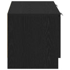 Gabinete de TV Roble Negro 102 x 32 x 35.5 cm