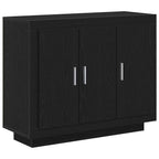 Vitrina Roble Negro 92 x 35 x 75 cm Madera contrachapada