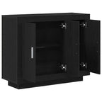 Vitrina Roble Negro 92 x 35 x 75 cm Madera contrachapada