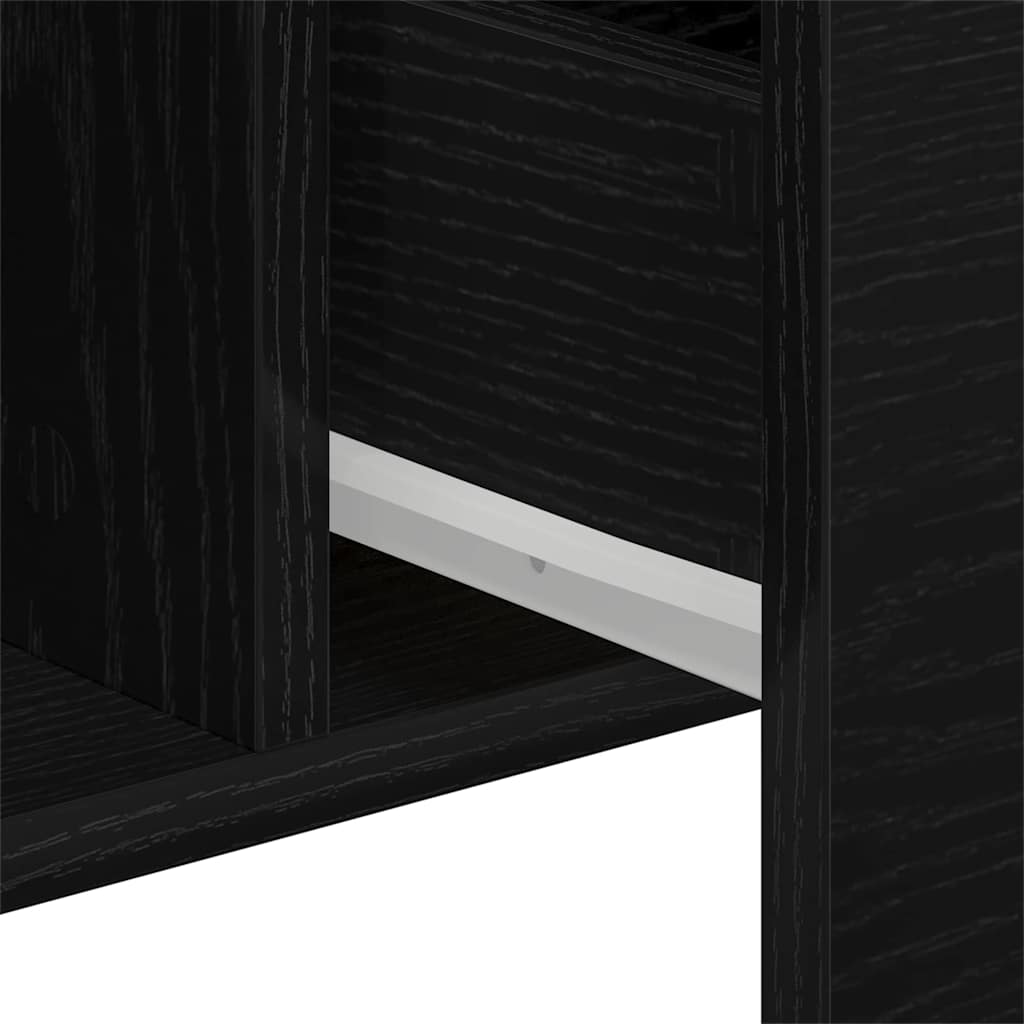 Vitrina Roble Negro 100 x 36 x 60 cm Madera contrachapada