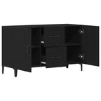 Vitrina Roble Negro 100 x 36 x 60 cm Madera contrachapada