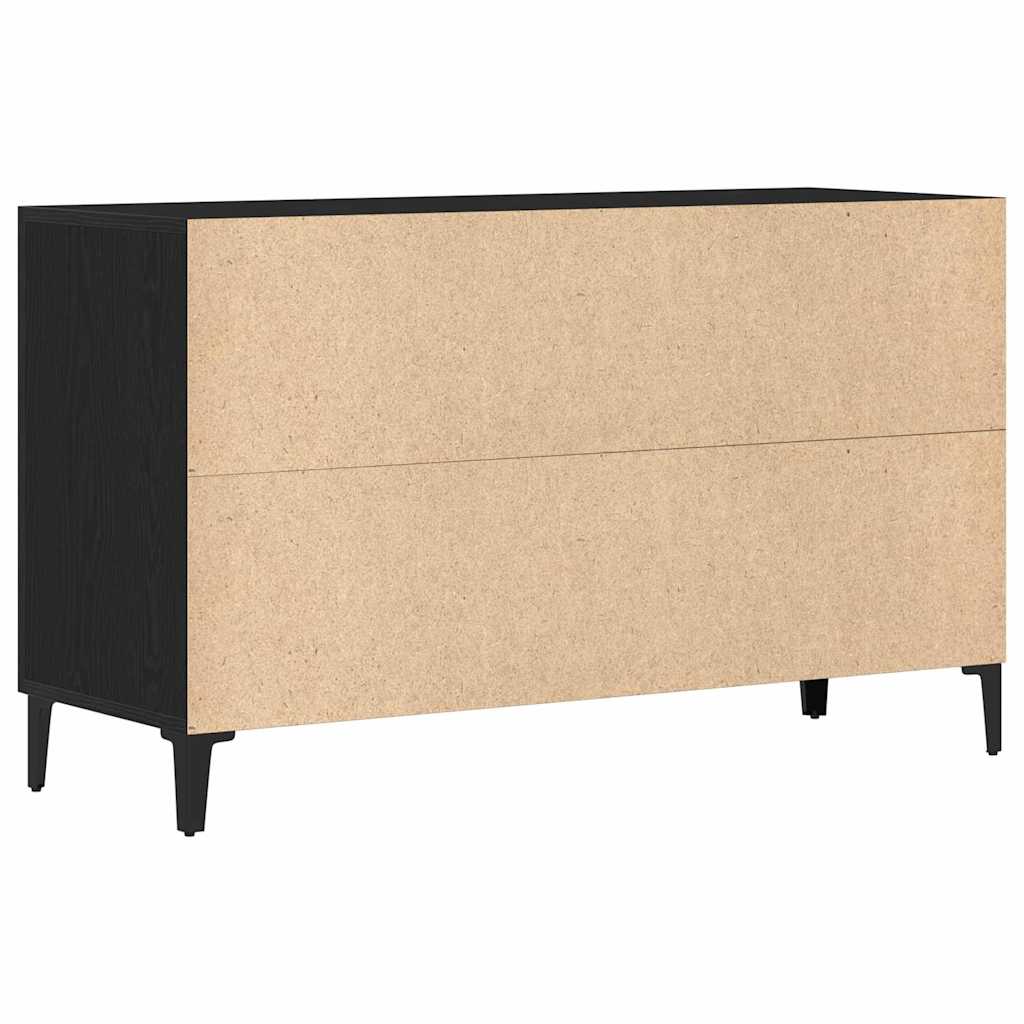 Vitrina Roble Negro 100 x 36 x 60 cm Madera contrachapada