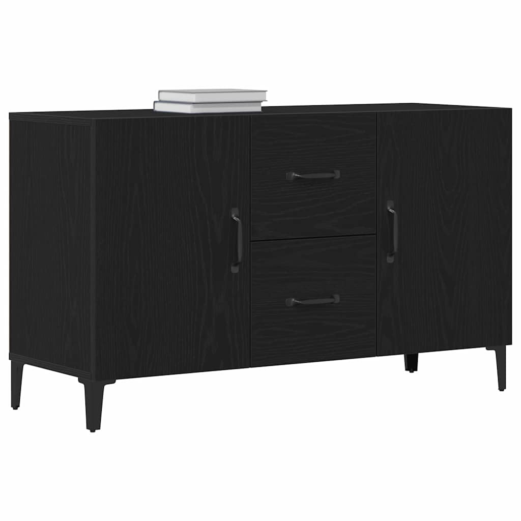 Vitrina Roble Negro 100 x 36 x 60 cm Madera contrachapada