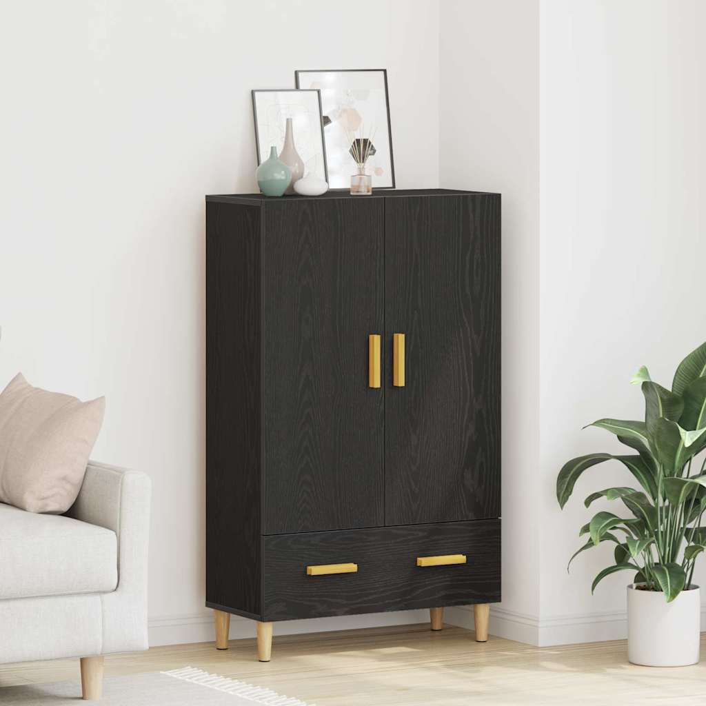 Alacena Roble Negro 70 x 31 x 115 cm Madera contrachapada