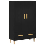 Alacena Roble Negro 70 x 31 x 115 cm Madera contrachapada