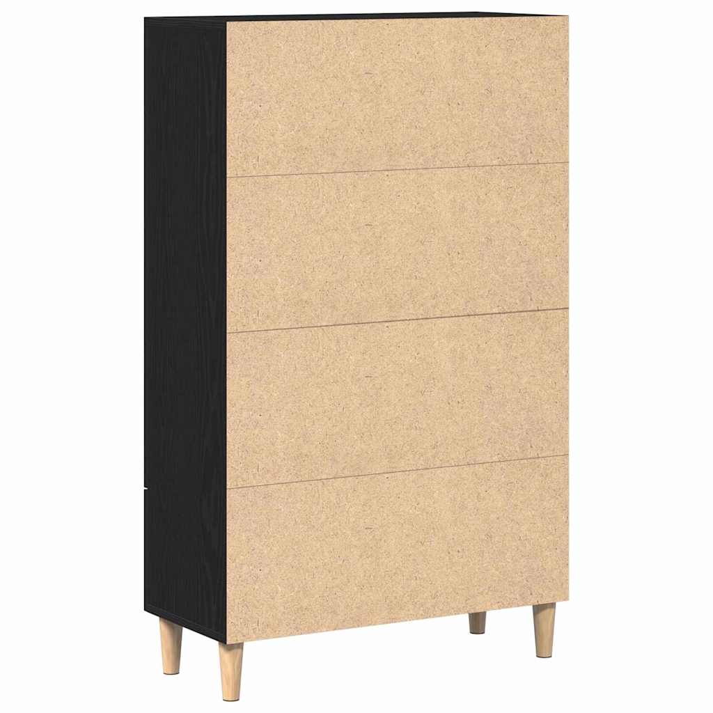 Alacena Roble Negro 70 x 31 x 115 cm Madera contrachapada