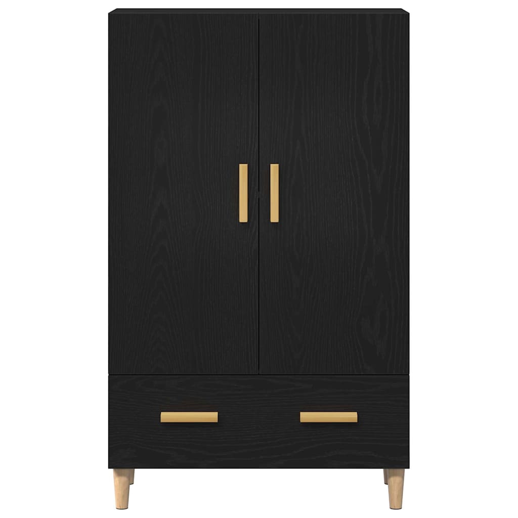 Alacena Roble Negro 70 x 31 x 115 cm Madera contrachapada