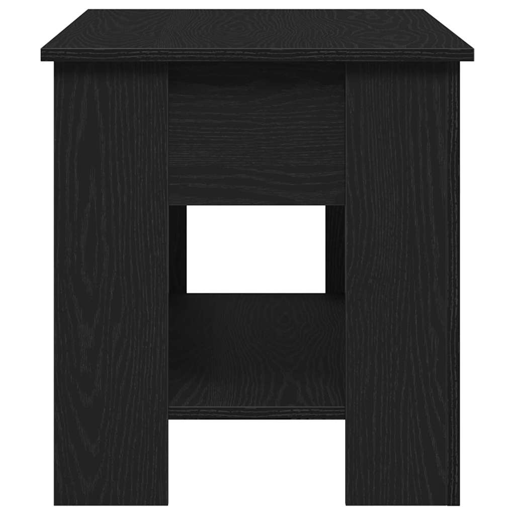 Mesa de Café Roble negro 101 x 49 x 52 cm Madera contrachapada