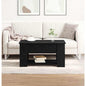Mesa de Café Roble negro 101 x 49 x 52 cm Madera contrachapada