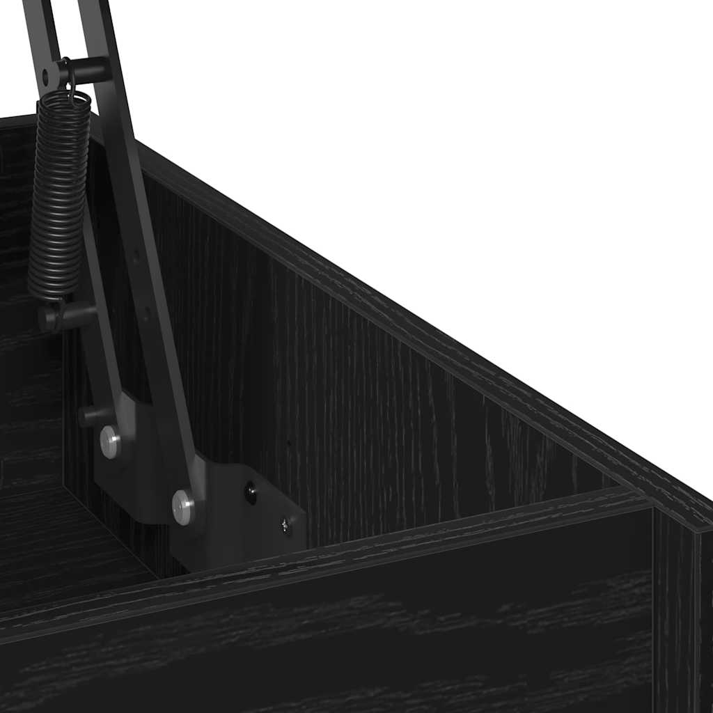 Mesa de Café Roble Negro 80 x 50,5 x 41,5 cm
