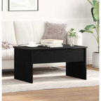 Mesa de Café Roble Negro 80 x 50,5 x 41,5 cm