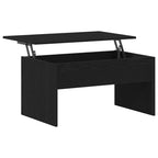 Mesa de Café Roble Negro 80 x 50,5 x 41,5 cm
