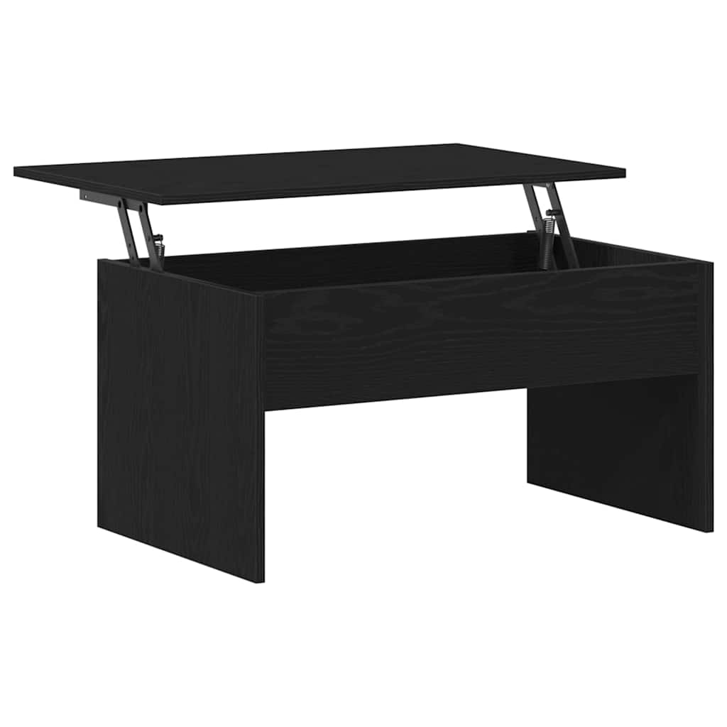 Mesa de Café Roble Negro 80 x 50,5 x 41,5 cm