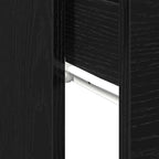 Mesa Consola Roble Negro 30 x 36 x 75 cm Madera de ingeniería