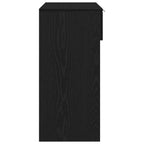 Mesa Consola Roble Negro 30 x 36 x 75 cm Madera de ingeniería