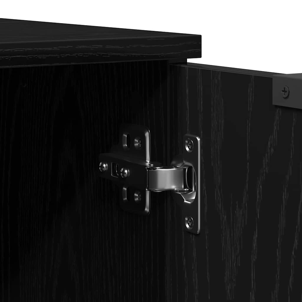 Gabinete de TV Roble Negro 102 x 35 x 36,5 cm
