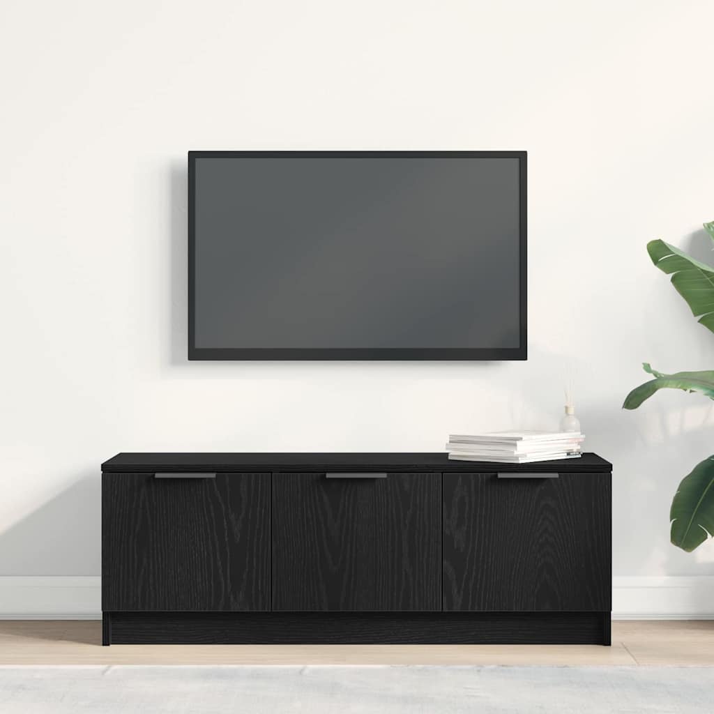 Gabinete de TV Roble Negro 102 x 35 x 36,5 cm