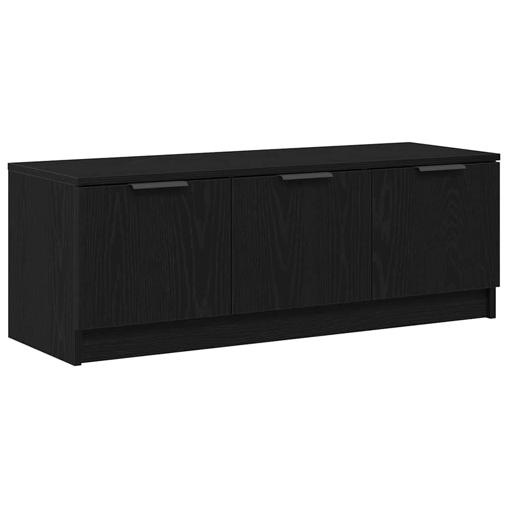 Gabinete de TV Roble Negro 102 x 35 x 36,5 cm