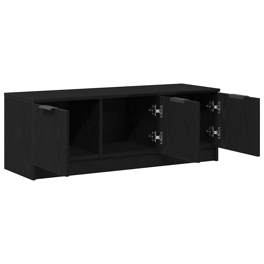 Gabinete de TV Roble Negro 102 x 35 x 36,5 cm