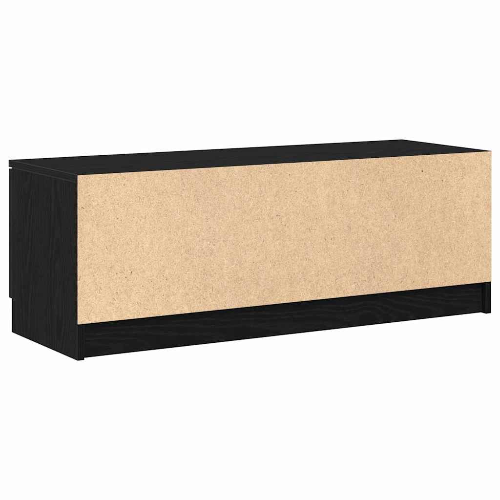 Gabinete de TV Roble Negro 102 x 35 x 36,5 cm