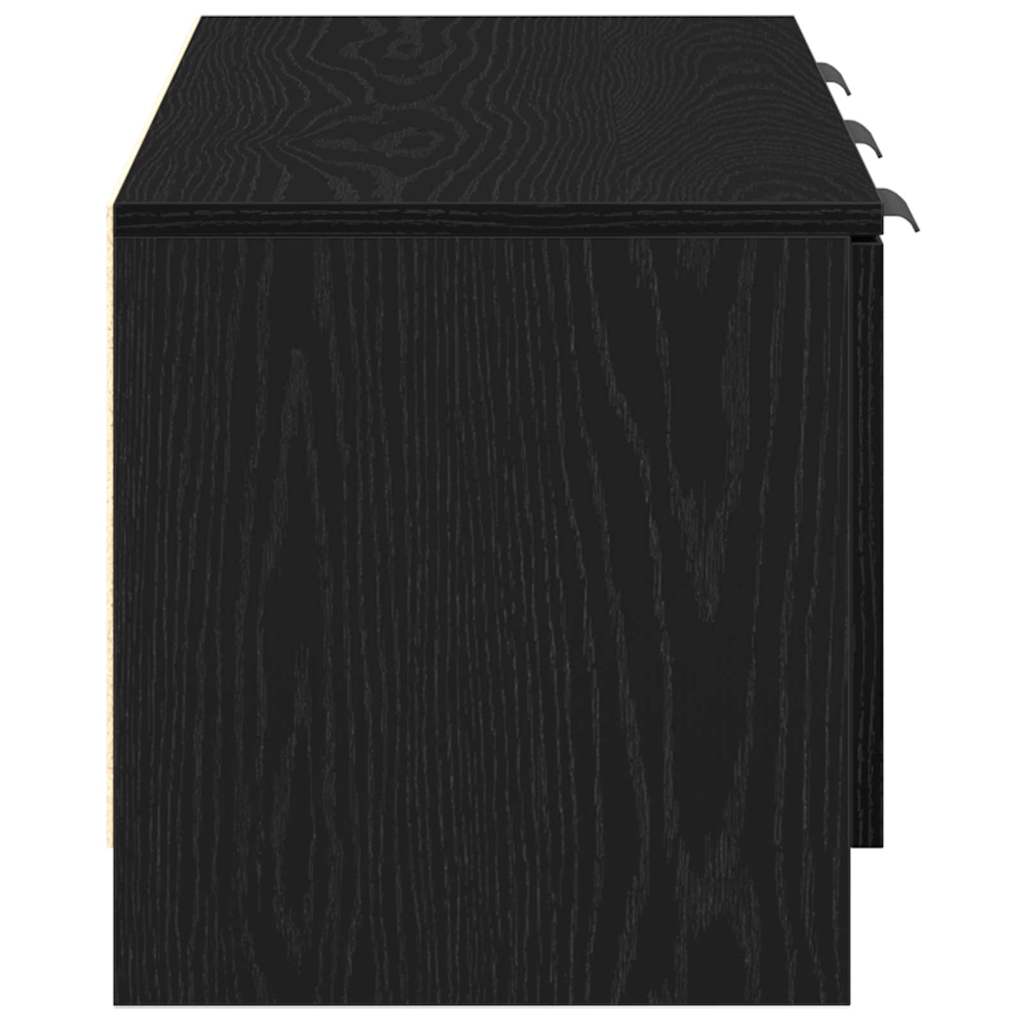 Gabinete de TV Roble Negro 102 x 35 x 36,5 cm