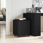 Gabinete para Archivos con cajón Roble Negro 45 x 38 x 54 cm