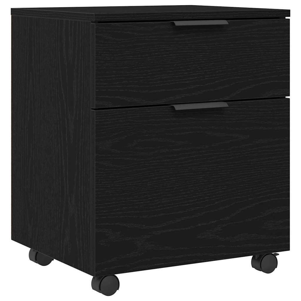 Gabinete para Archivos con cajón Roble Negro 45 x 38 x 54 cm