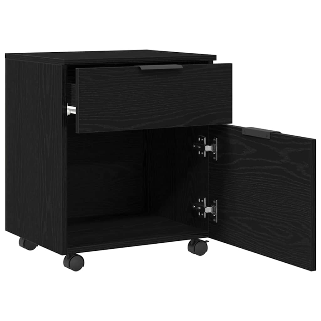 Gabinete para Archivos con cajón Roble Negro 45 x 38 x 54 cm
