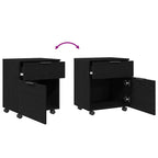 Gabinete para Archivos con cajón Roble Negro 45 x 38 x 54 cm