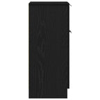 Vitrina 2 pcs Roble Negro 30 x 30 x 70 cm Madera contrachapada