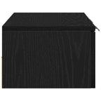 Mueble de pared con cajón Roble Negro 68 x 30 x 20 cm